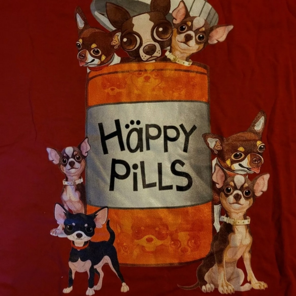 "Happy Pills" Kids T-Shirt. Juniors XL. Brand New WO Tags.